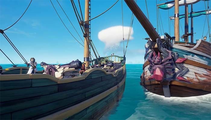 Enter the Fury of the Damned in the Sea of Thieves Halloween Event