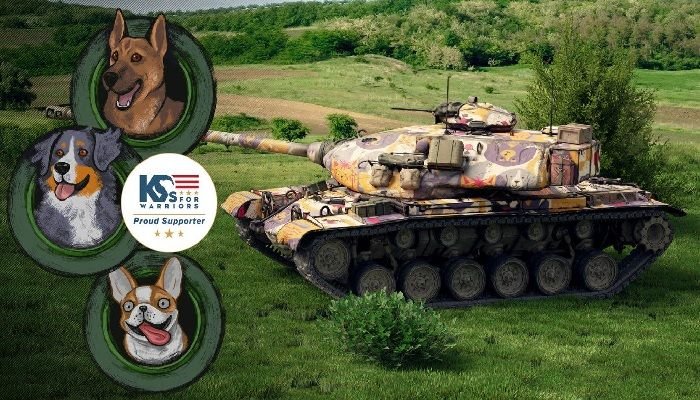 For Veterans’ Day, Support K9s For Warriors with World of Tanks and Get Rewarded