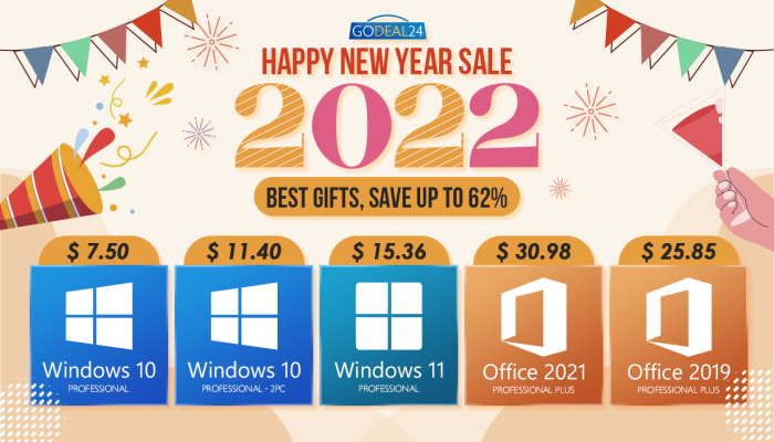 Godeal24 2022 New Year Sale: Special Offer On Office 2021 (SPONSORED)