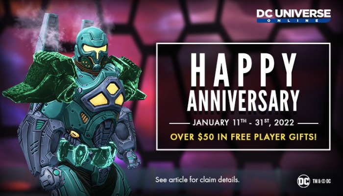 DC Universe Online Celebrates 11th Anniversary With Events And Gifts For Players