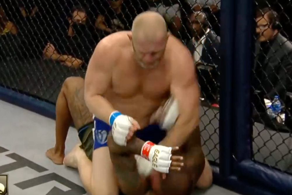 Sergei Kharitonov Stops Tyrone Spong in Second in Eagle FC 44 Main Event