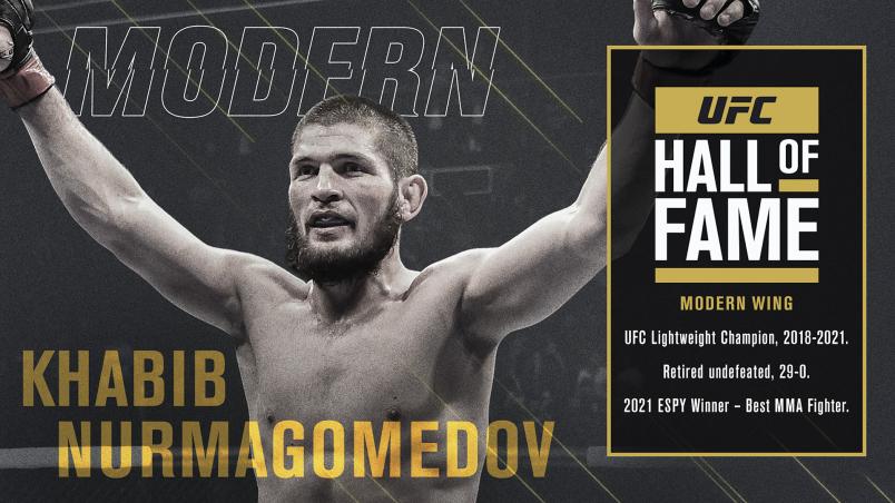 Khabib Nurmagomedov to be Inducted into UFC Hall of Fame