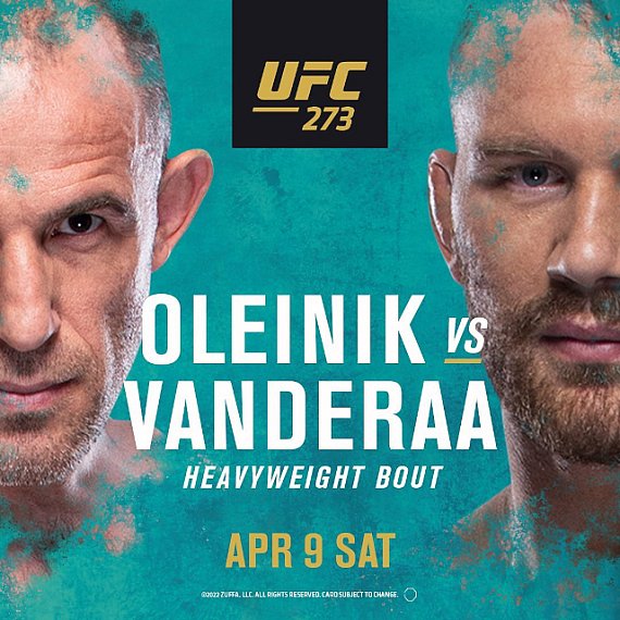 UFC 273 Update: Jared Vanderaa In for Ilir Latifi Against Alexey Oleynik
