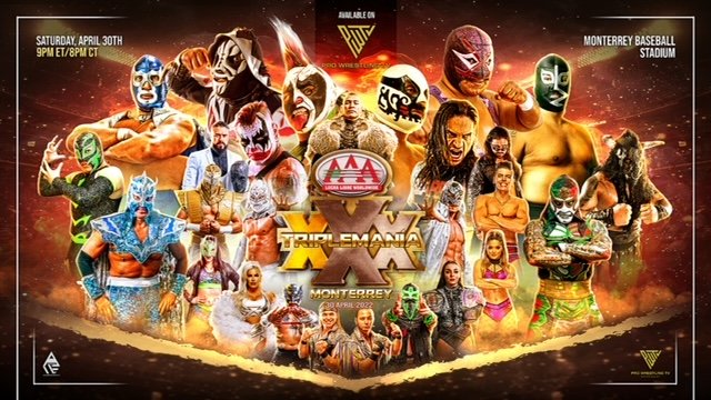AAA Triplemania XXX Final Card & Live Coverage Reminder: Young Bucks In Main Event