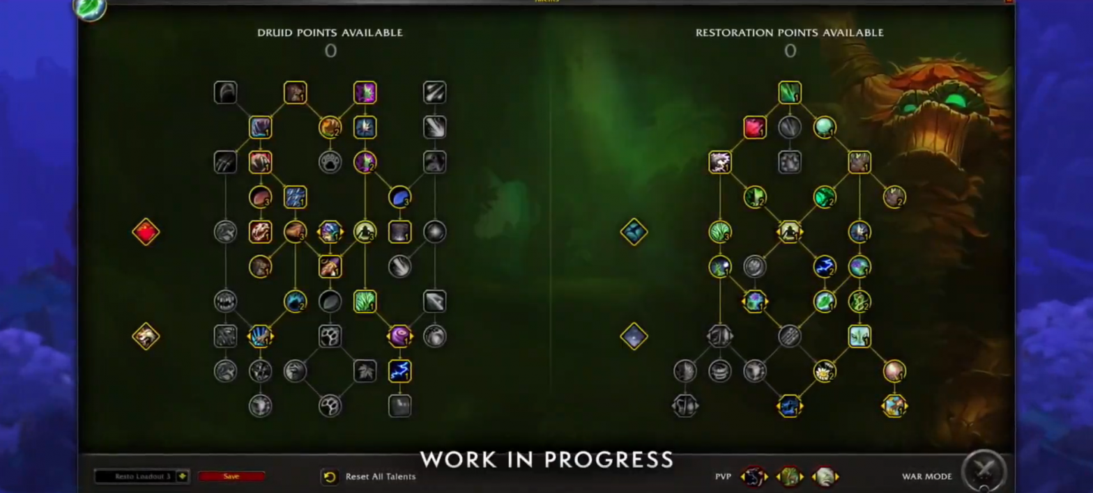Blizzard Previews the New Talent Trees in the New Dragonflight Talent System