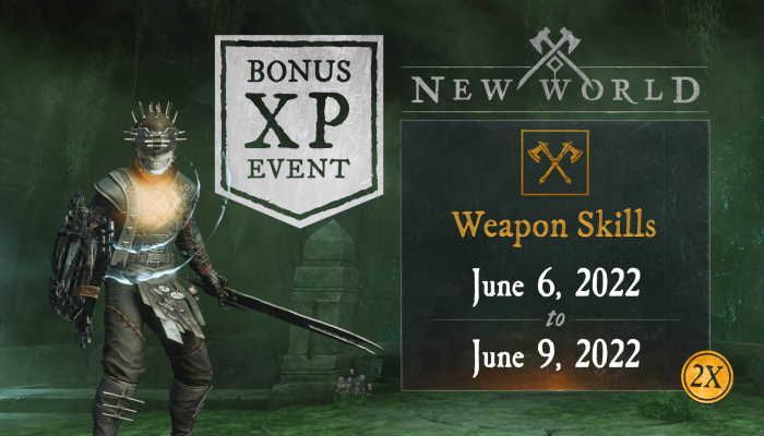 New World’s XP Extravaganza Event Brings Double Weapon XP Through June 9th
