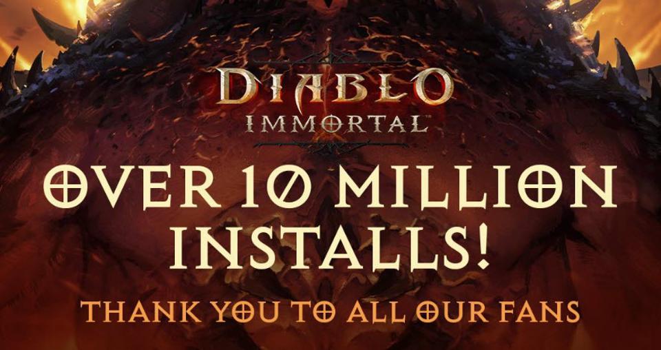 Diablo Immortal Hits 10 Million Downloads, $49 Million in Revenue on Mobile in First Month