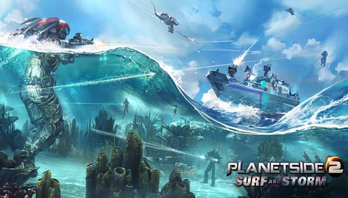 PlanetSide 2 Launches Surf And Storm Update On PC, Brings First Real Water Vehicle To MMOFPS