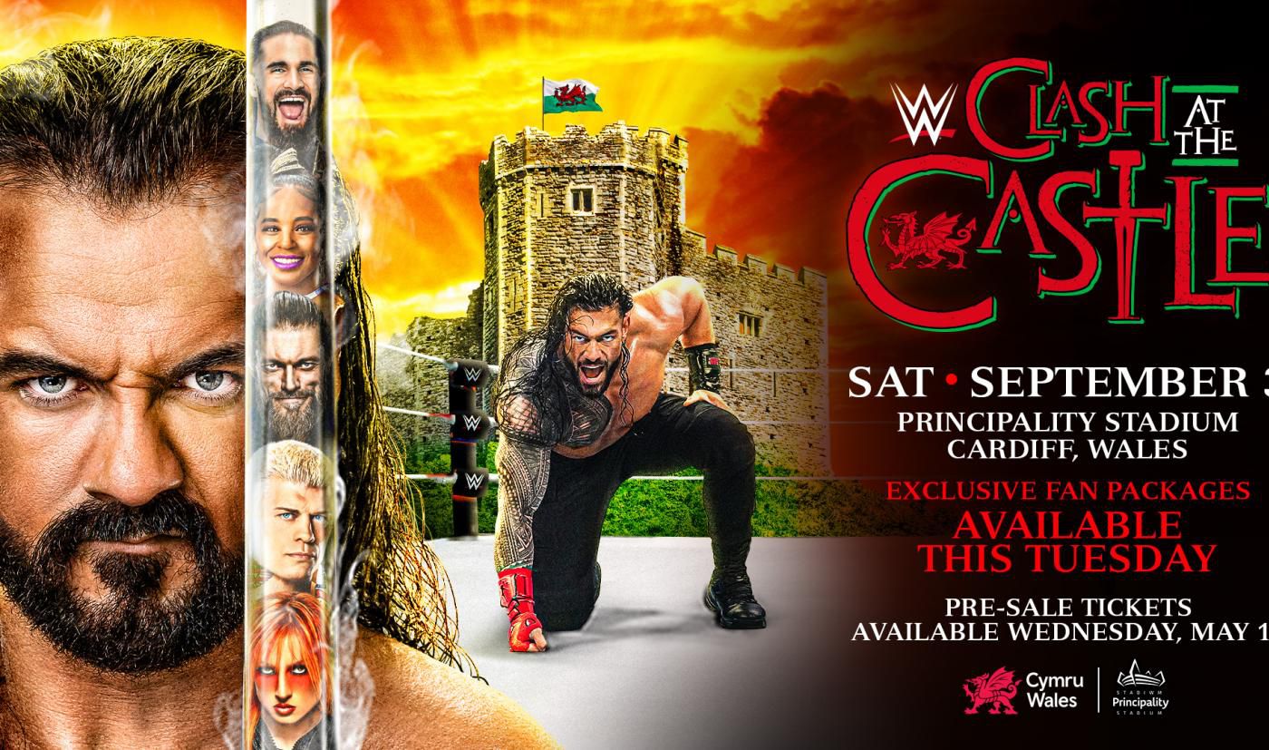 WWE Reveals Official Clash At The Castle Poster