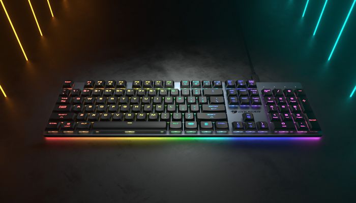 COUGAR LUXLIM Gaming Keyboard Review: Low-Profile and Optical