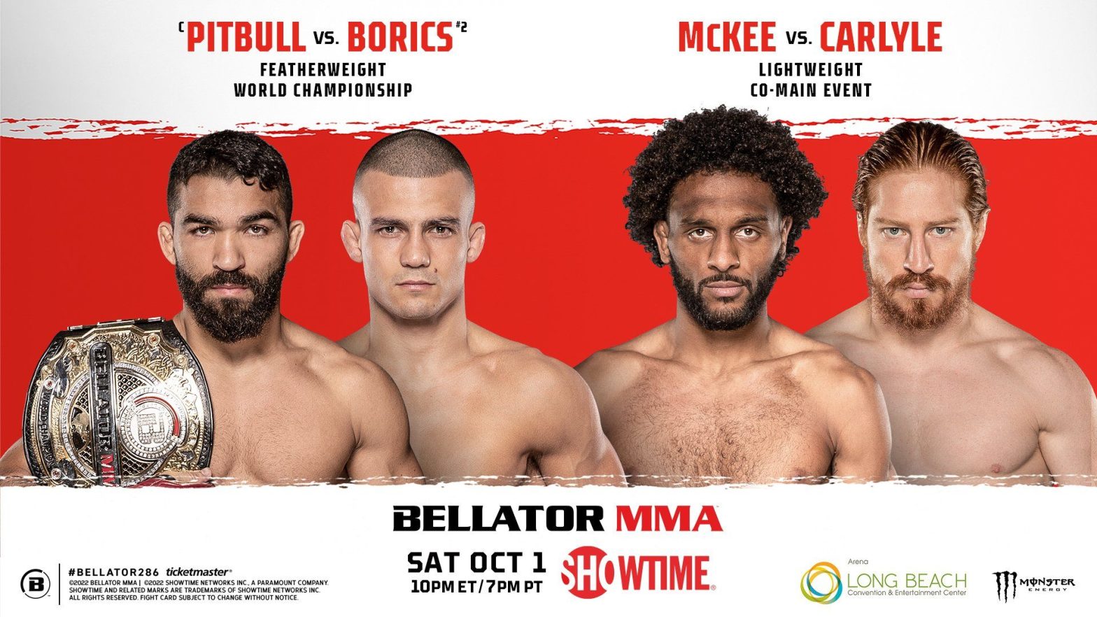 ‘Pitbull’ Defends Featherweight Crown with Decision Over Adam Borics at Bellator 286
